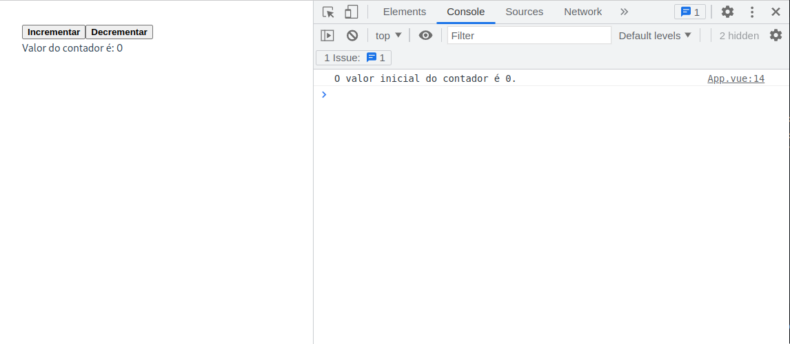 Exemplo de aplicação com VueJs